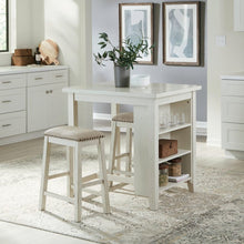 Brook Creek 3 Piece Counter Set - White