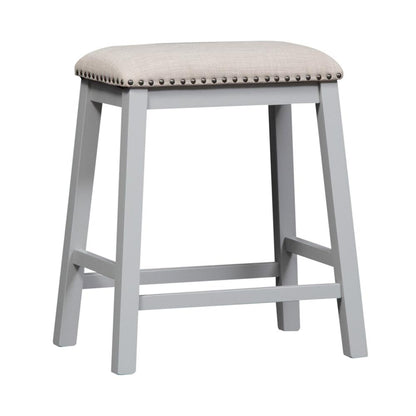 Brook Creek 5 Piece Counter Set - White in White