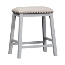 White Counter Height Dining Table Set – Bar Table and Chairs for 4