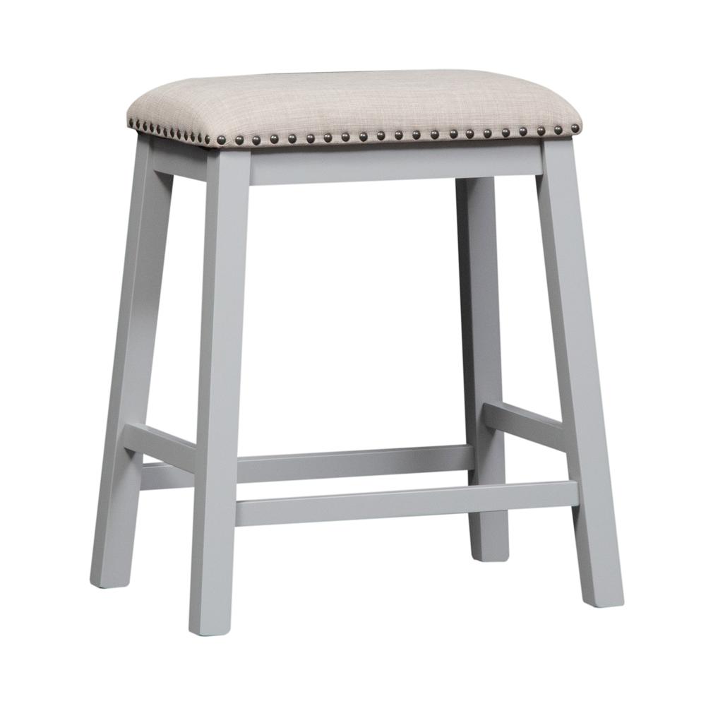 Brook Creek 5 Piece Counter Set - White in White