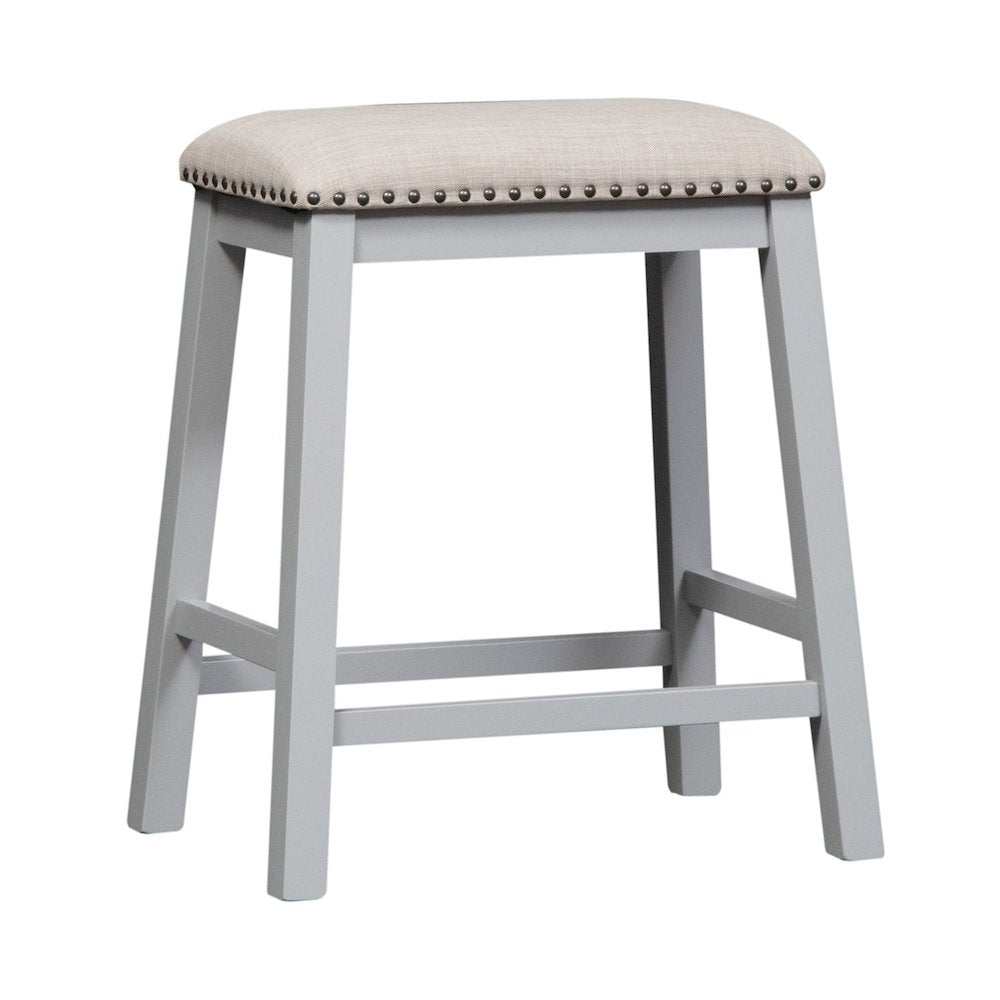 Brook Creek 5 Piece Counter Set - White in White