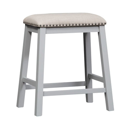 Brook Creek 5 Piece Counter Set - White in White