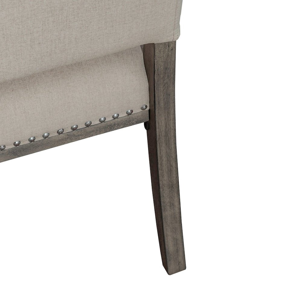 Uph Side Chair (RTA) - Set of 2 Traditional Brown in Havana Brown Finish
