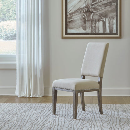 Uph Side Chair (RTA) - Set of 2 Traditional Brown in Havana Brown Finish