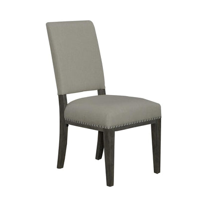 Uph Side Chair (RTA) - Set of 2 Traditional Brown in Havana Brown Finish