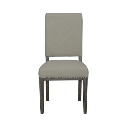 Uph Side Chair (RTA) - Set of 2 Traditional Brown in Havana Brown Finish
