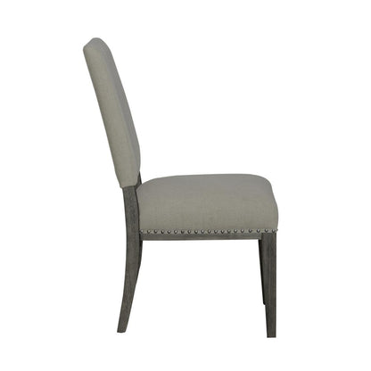 Uph Side Chair (RTA) - Set of 2 Traditional Brown in Havana Brown Finish
