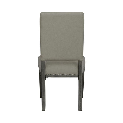 Uph Side Chair (RTA) - Set of 2 Traditional Brown in Havana Brown Finish