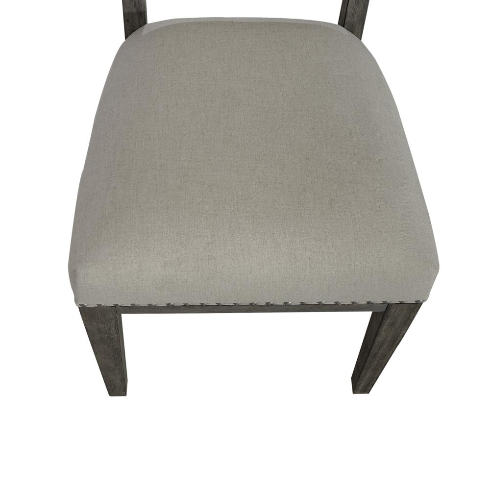Uph Side Chair (RTA) - Set of 2 Traditional Brown in Havana Brown Finish