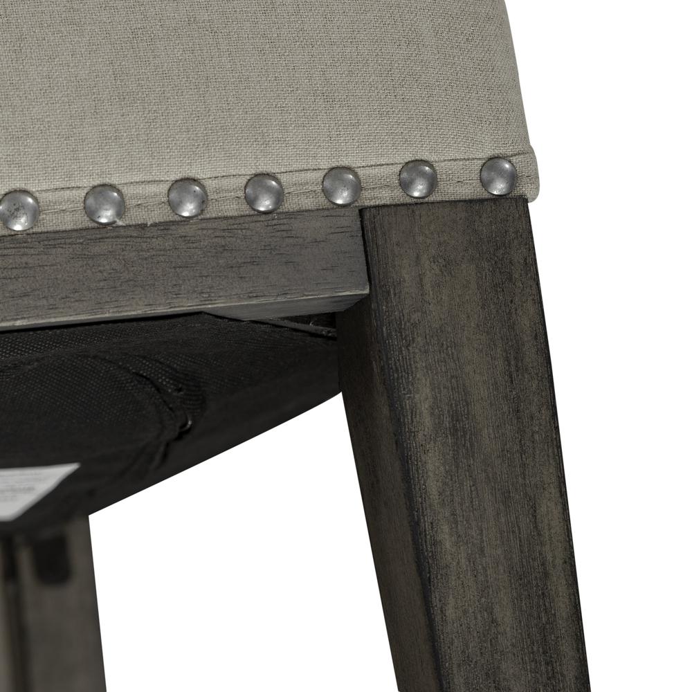 Uph Side Chair (RTA) - Set of 2 Traditional Brown in Havana Brown Finish