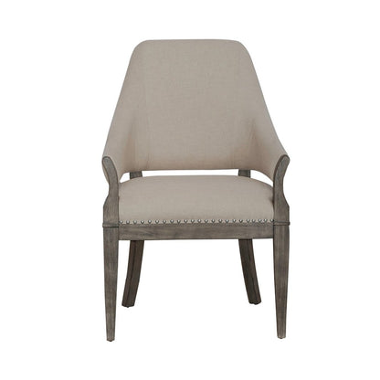 Uph Arm Chair (RTA) Traditional Brown in Havana Brown Finish
