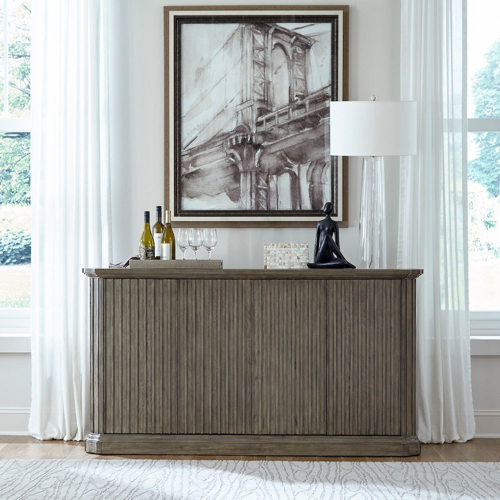 Liberty Furniture Westfield Buffet - Havana Brown Finish in Havana Brown Finish