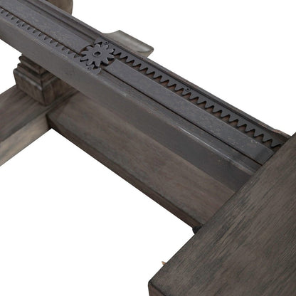Westfield Opt 7 Piece Trestle Table Set in Havana Brown color