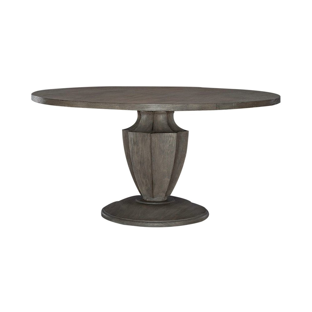 Pedestal Table Set in Havana Brown color