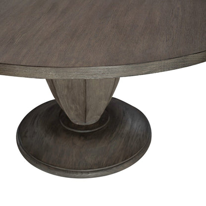 Pedestal Table Set in Havana Brown color