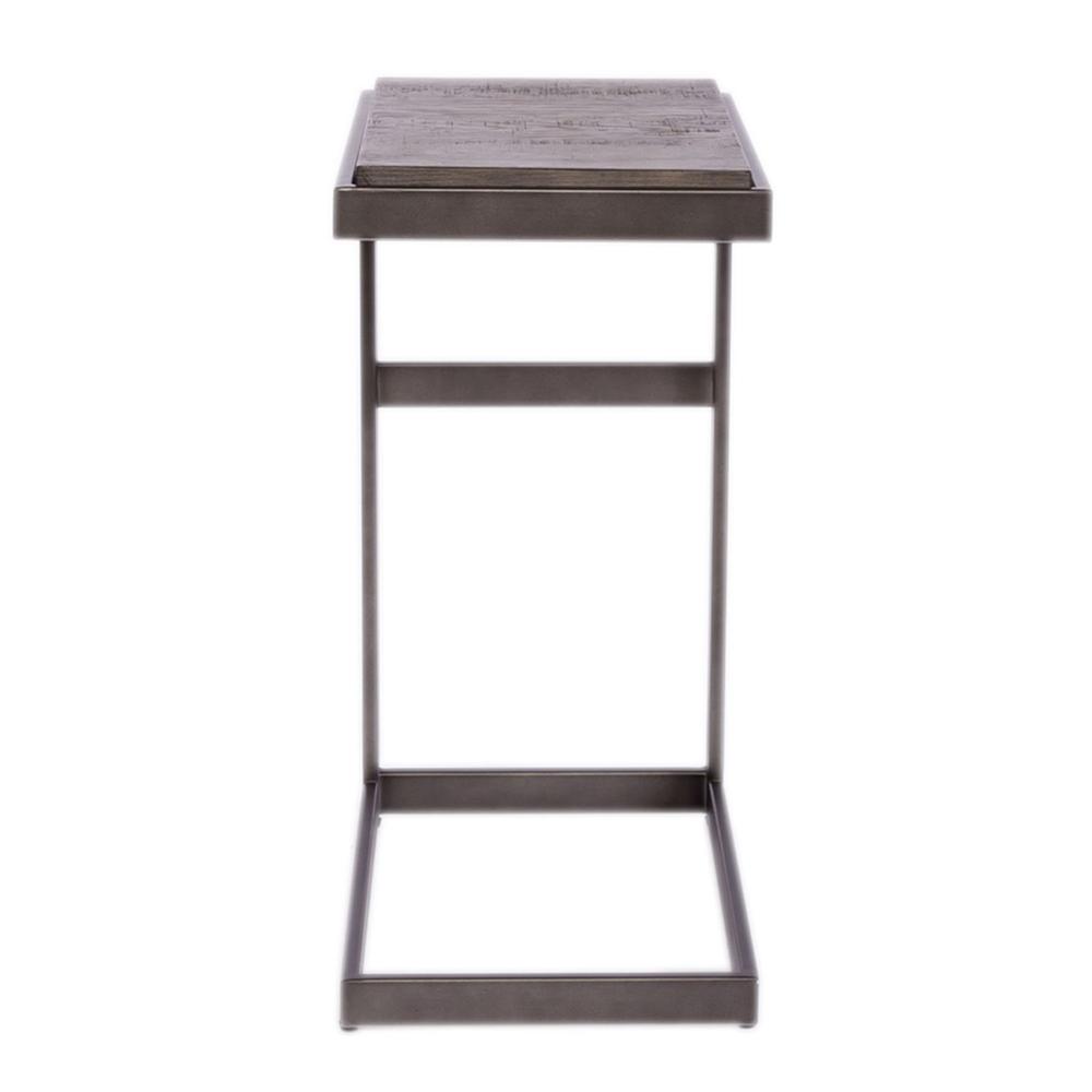 Modern View Laptop Table in Gauntlet Gray