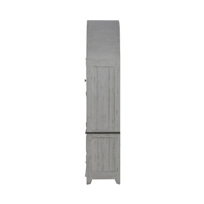 River Place Curio Cabinet in Pine Solids & Veneers