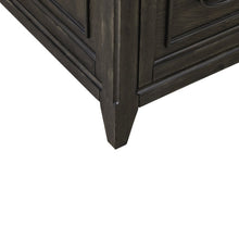 Executive Desk in Rubberwood Solids w/ Split Heart White Oak Veneers