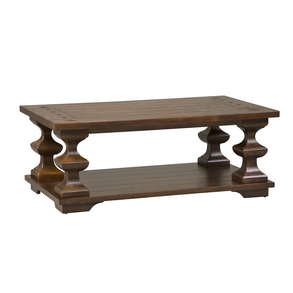Sedona 3 Piece Set (1-Cocktail 2-End Tables) in Rubberwood Solids & Oak Veneers