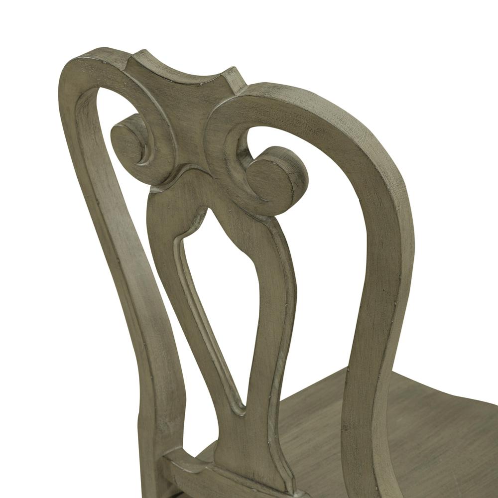 Magnolia Manor Splat Back Side Chair (RTA) - Set of 2 in Weathered Bisque