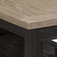 Black Living Room Table – Coffee Table for Living Room, Acacia Wood