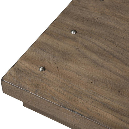 Brown Rectangular Coffee Table – Elegant Living Room Center Table Design