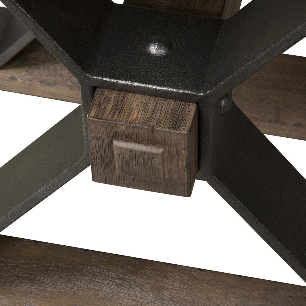 Brown Rectangular Coffee Table – Elegant Living Room Center Table Design
