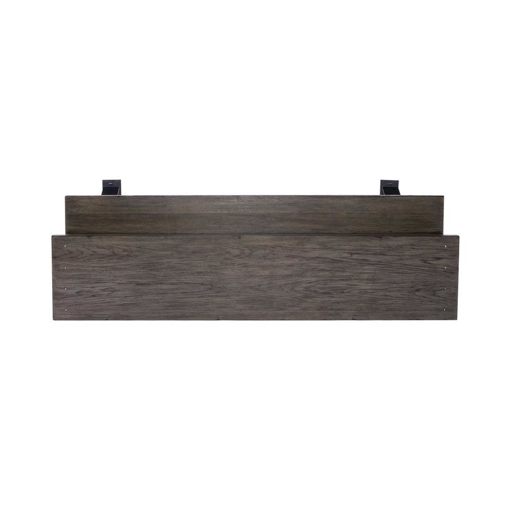 Brown Console Bar Table – Perfect for Behind Couch or Sofa with Storage