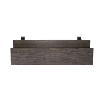 Brown Console Bar Table – Perfect for Behind Couch or Sofa with Storage