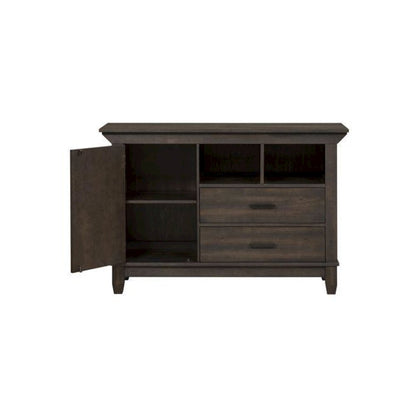 Brown Small Buffet Cabinet – Versatile Entryway or Short Floor Cabinet