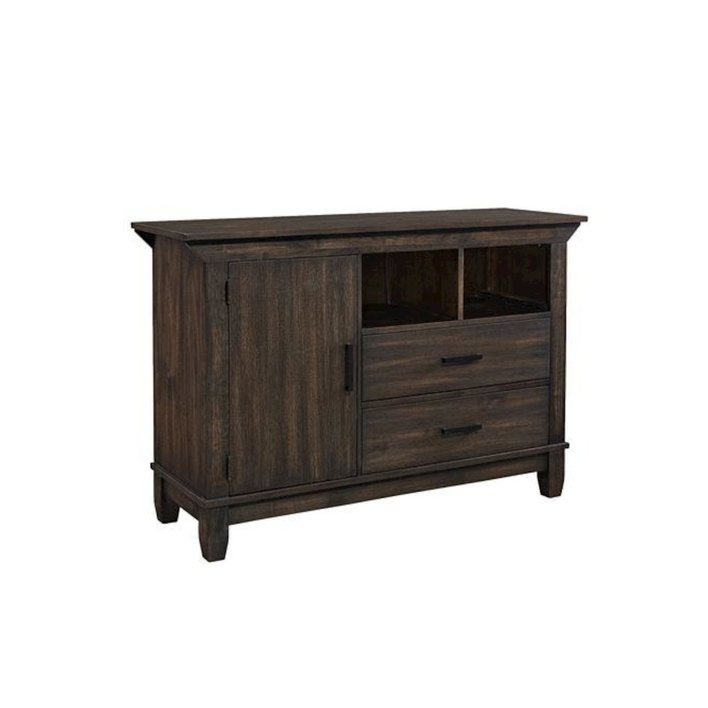 Brown Small Buffet Cabinet – Versatile Entryway or Short Floor Cabinet