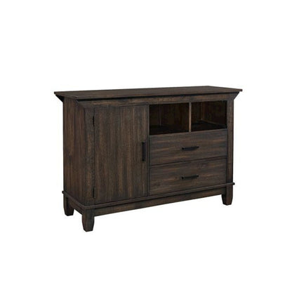 Brown Small Buffet Cabinet – Versatile Entryway or Short Floor Cabinet