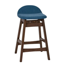 Brown Wooden Counter Height Chair with Back – Stylish Bar Stools for Kitchen
