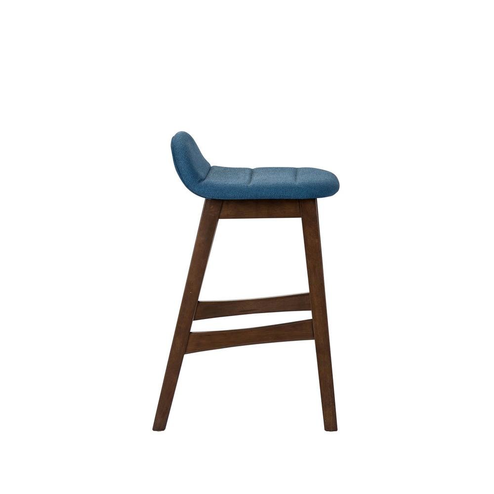 Brown Wooden Counter Height Chair with Back – Stylish Bar Stools for Kitchen