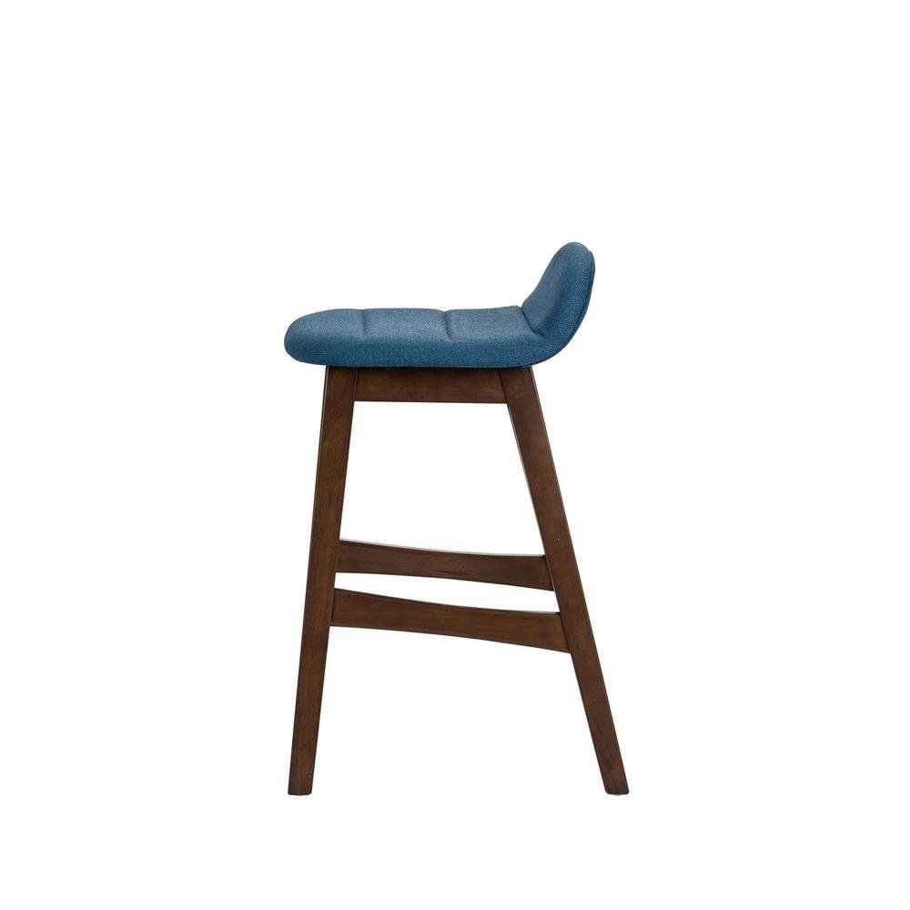 Brown Wooden Counter Height Chair with Back – Stylish Bar Stools for Kitchen