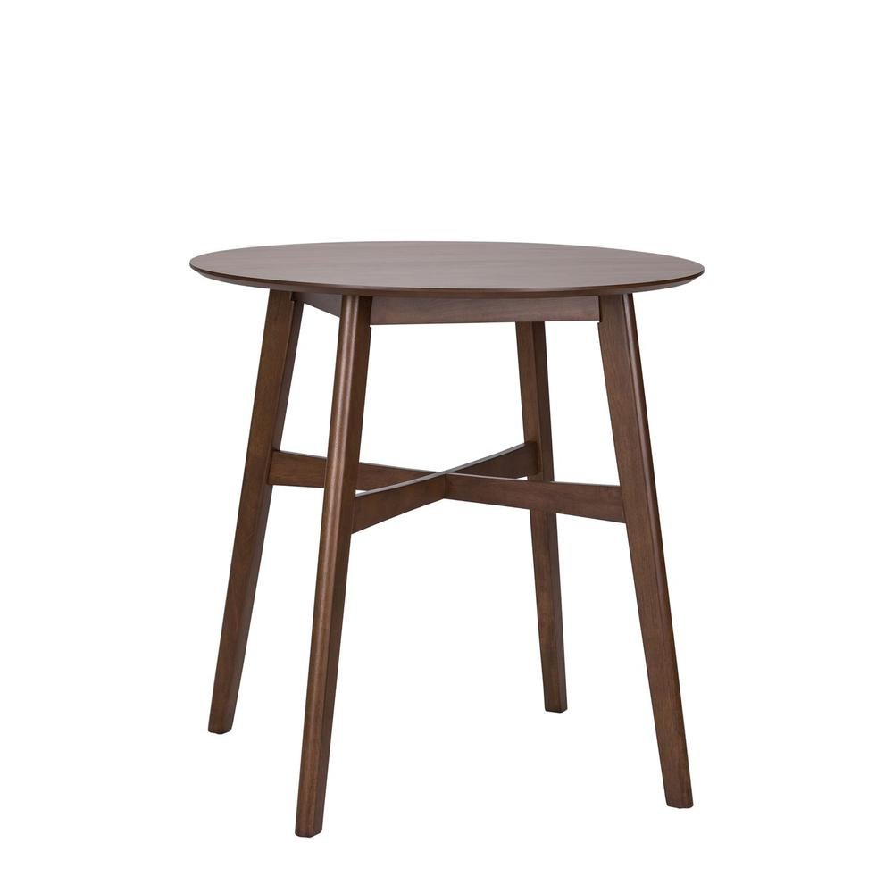 Brown Round Dining Table – Elegant Small Round Kitchen Table for Any Space