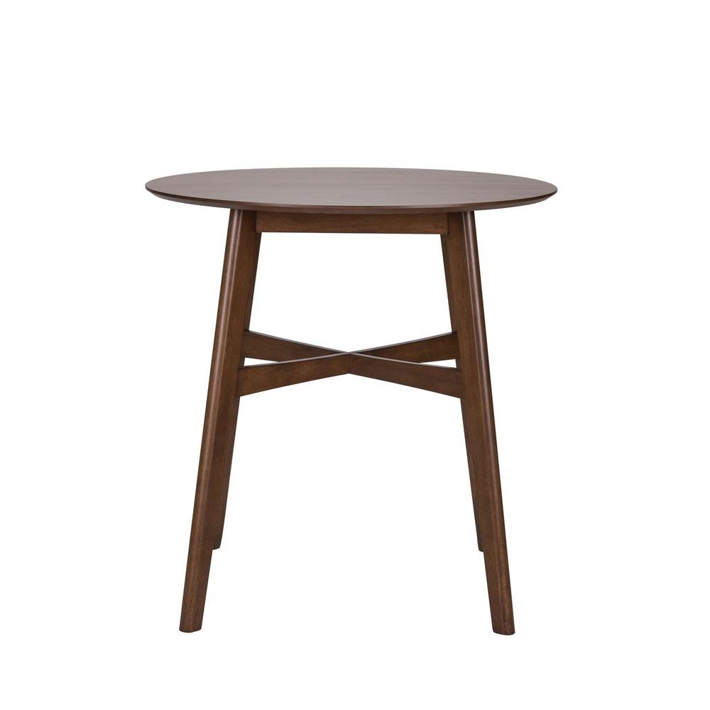 Brown Round Dining Table – Elegant Small Round Kitchen Table for Any Space