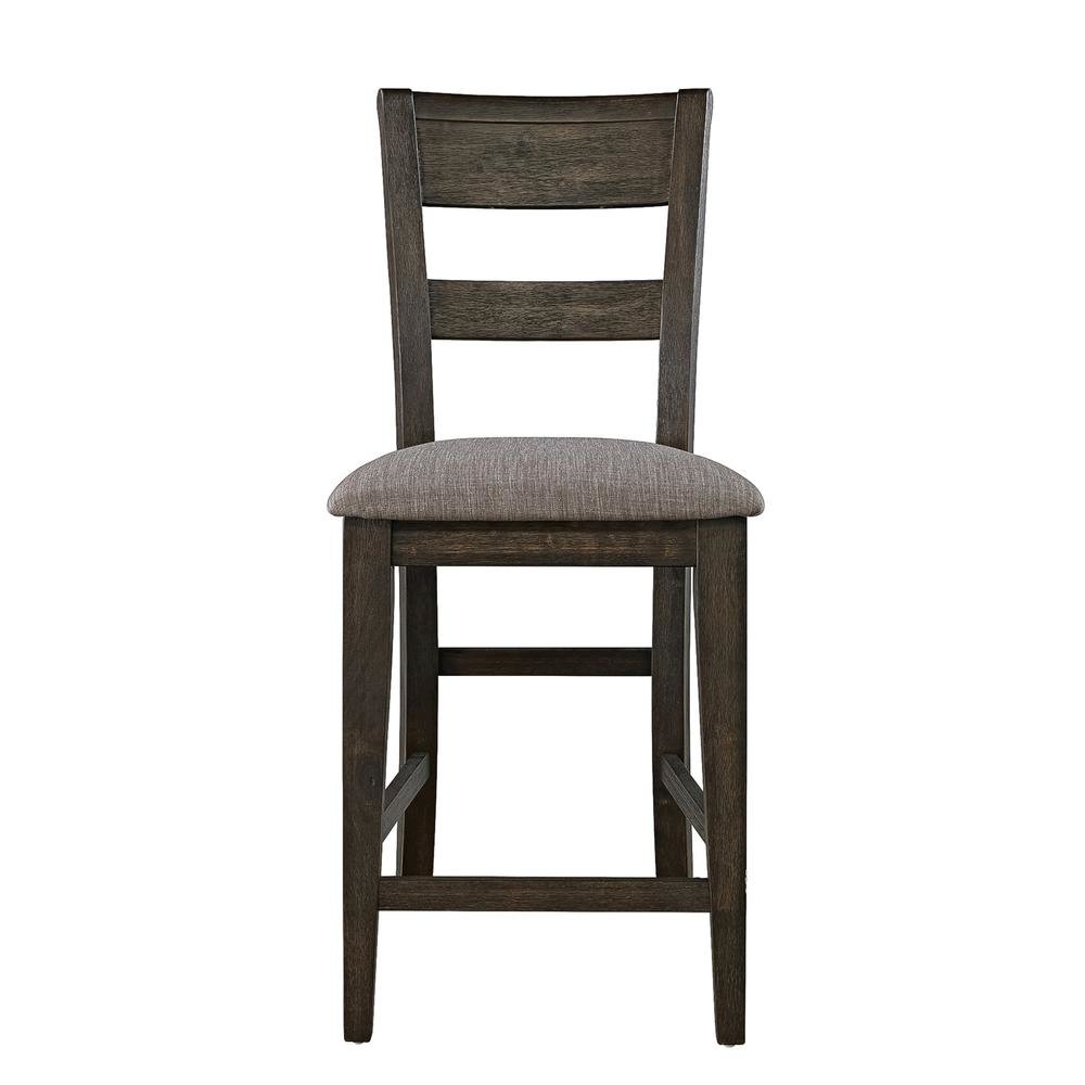 Brown Wooden Counter Height Chairs – Bar Stools with Back for Kitchens