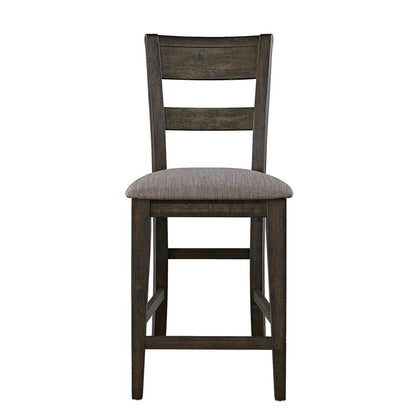 Brown Wooden Counter Height Chairs – Bar Stools with Back for Kitchens