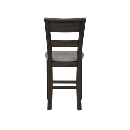 Brown Wooden Counter Height Chairs – Bar Stools with Back for Kitchens