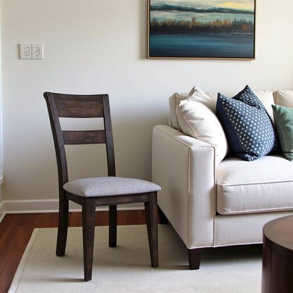Brown Wooden Side Chair – Elegant Wooden Dining Chair for Kitchen