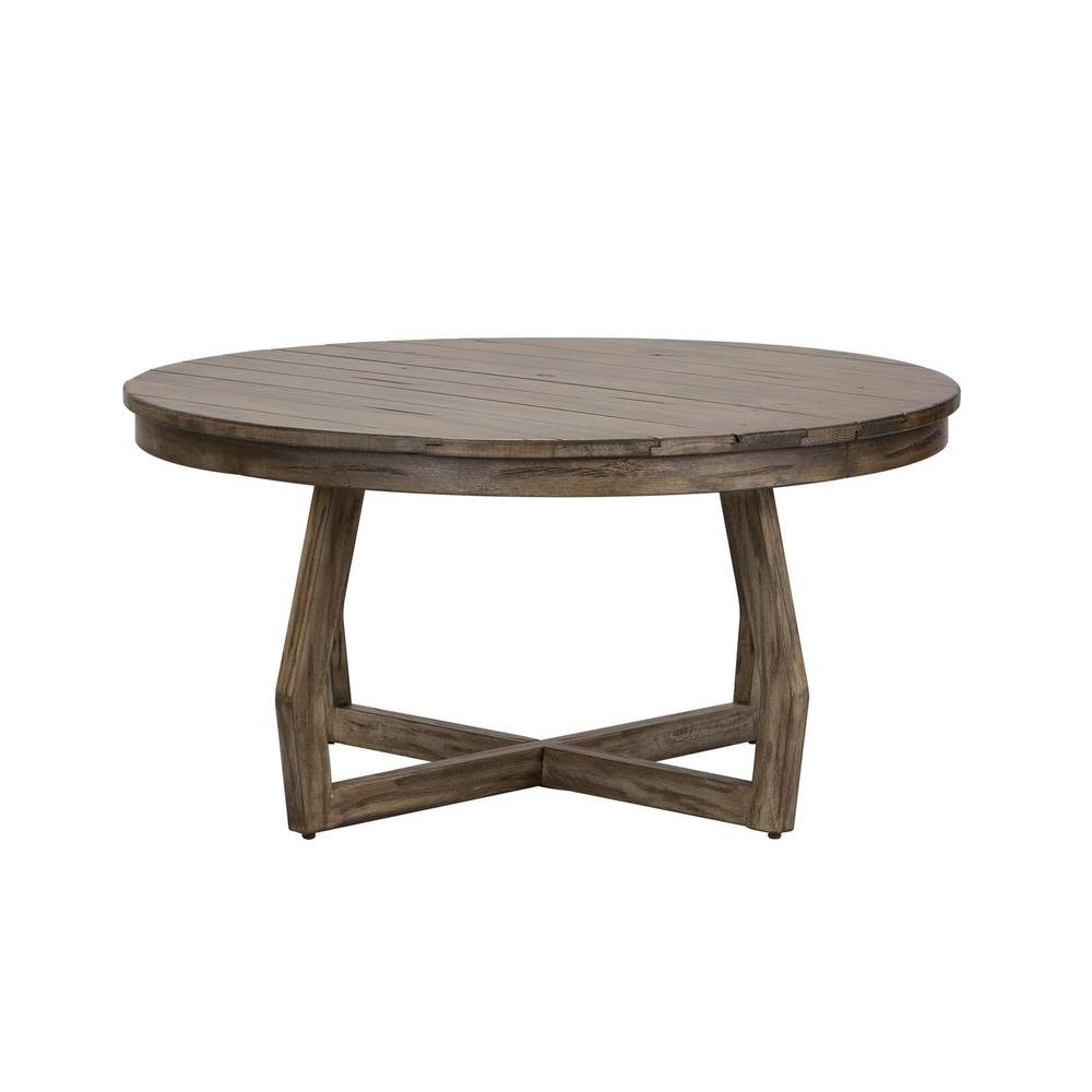 Gray Poplar Cocktail Table for Living Room, Center Table, Living Room Table