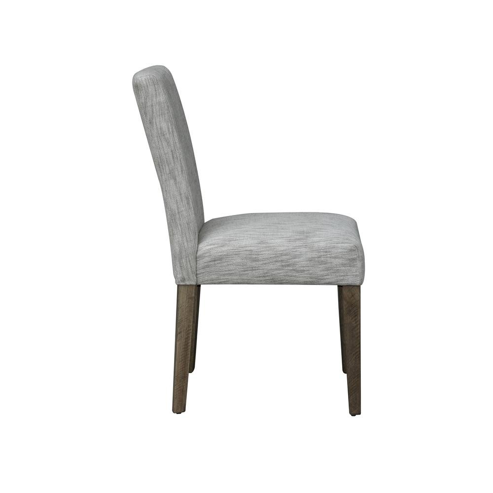 Brown Upholstered Side Chair – Elegant Wooden Dining Chair for Any Room