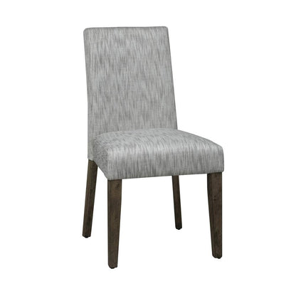 Brown Upholstered Side Chair – Elegant Wooden Dining Chair for Any Room