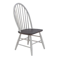 Farmhouse Optional 7 Piece Trestle Table Set in Two Tone White w/ Wood Tone Top