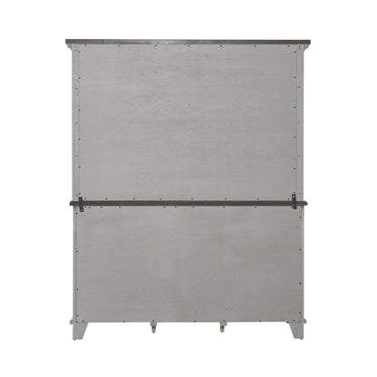 Server & Hutch in Pine Solids & Veneers