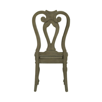 Magnolia Manor Splat Back Side Chair (RTA) - Set of 2 in Weathered Bisque