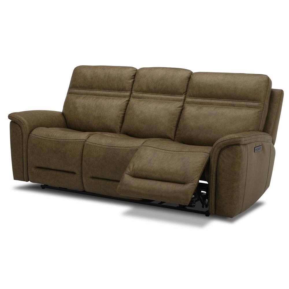 Power Three Seat Dual Reclining Sofa, Power Headrest, Lumbar with Zero Gravity
