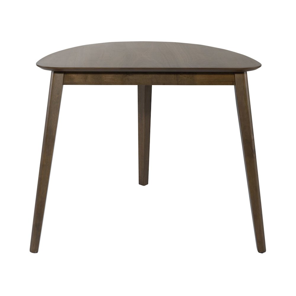 Space Savers 4 Piece Triangle Table Set in Rubberwood Solids and Walnut Veneers