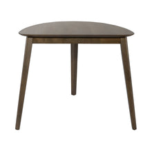 Space Savers 4 Piece Triangle Table Set in Rubberwood Solids and Walnut Veneers